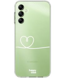 HappyCase Samsung Galaxy A14 Hoesje Flexibel TPU Hartje Print