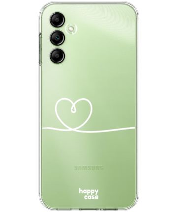 HappyCase Samsung Galaxy A14 Hoesje Flexibel TPU Hartje Print Hoesjes