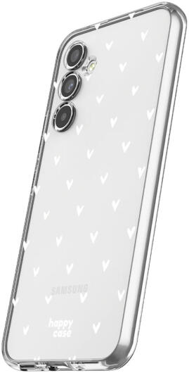 HappyCase Samsung Galaxy A54 Hoesje Flexibel TPU Hartjes Print afbeelding 5