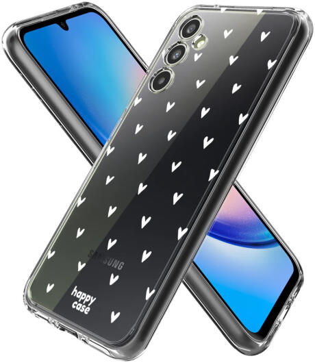 HappyCase Samsung Galaxy A34 Hoesje Flexibel TPU Hartjes Print afbeelding 5