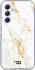 HappyCase Samsung Galaxy A54 Hoesje Flexibel TPU Wit Marmer Print afbeelding 1