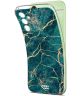 HappyCase Samsung Galaxy A14 Hoesje Flexibel TPU Aqua Marmer Print