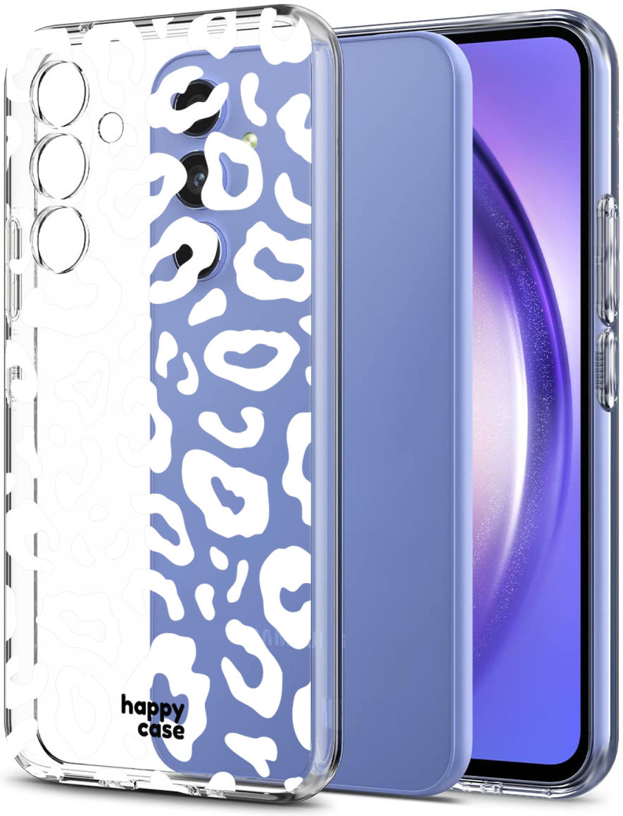 HappyCase Samsung Galaxy A54 Hoesje Flexibel TPU Luipaard Print afbeelding 2