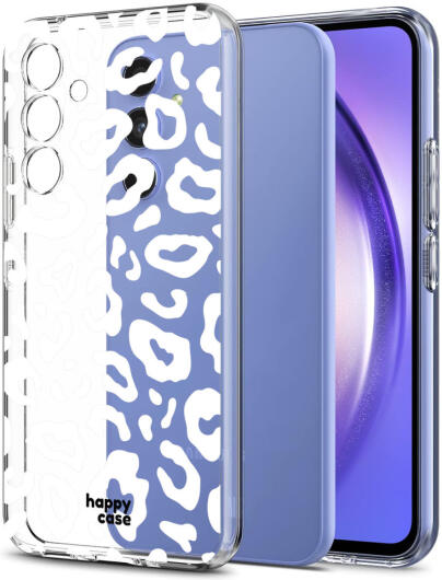 HappyCase Samsung Galaxy A54 Hoesje Flexibel TPU Luipaard Print afbeelding 2