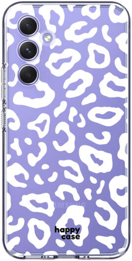 HappyCase Samsung Galaxy A54 Hoesje Flexibel TPU Luipaard Print afbeelding 1