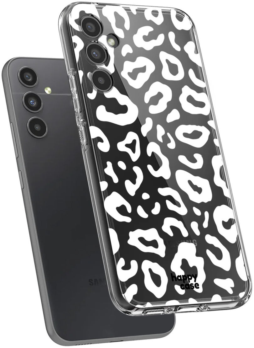 HappyCase Samsung Galaxy A34 Hoesje Flexibel TPU Luipaard Print afbeelding 9