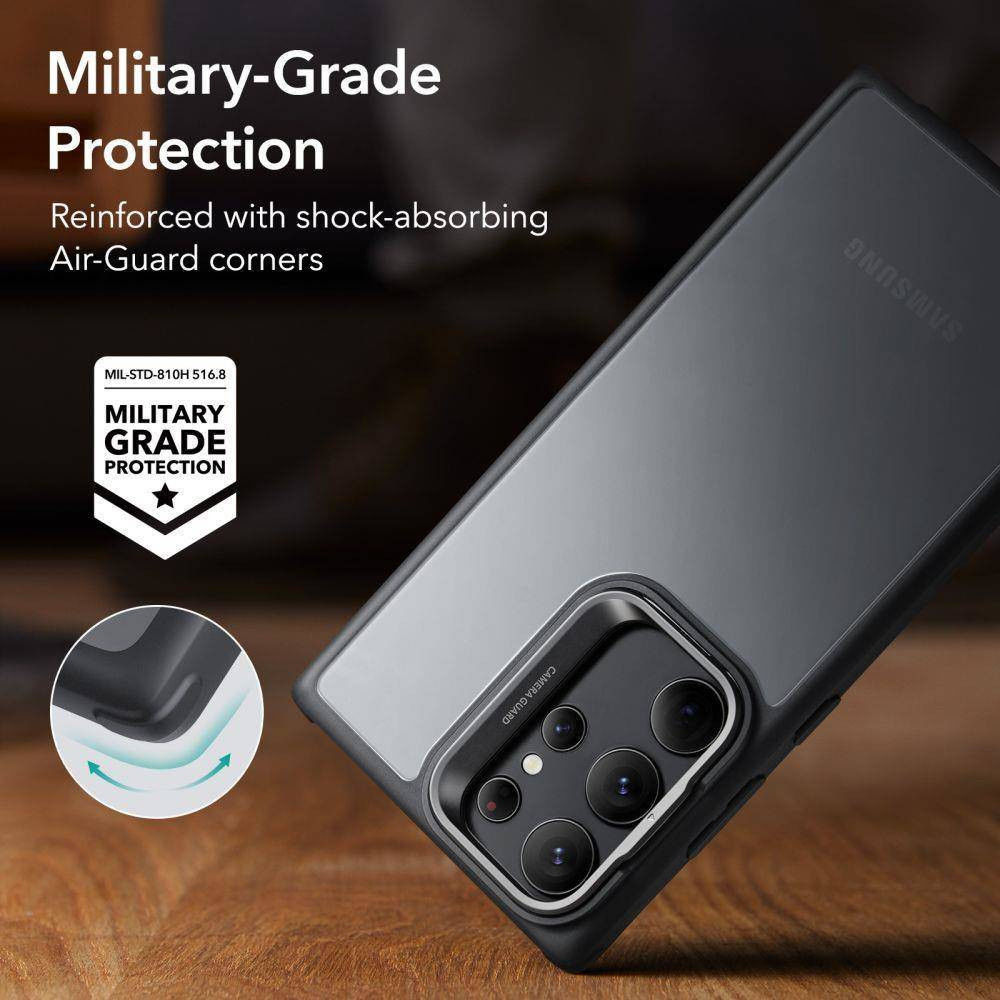 ESR Classic Kickstand Samsung Galaxy S23 Ultra Hoesje Clear / Zwart afbeelding 6
