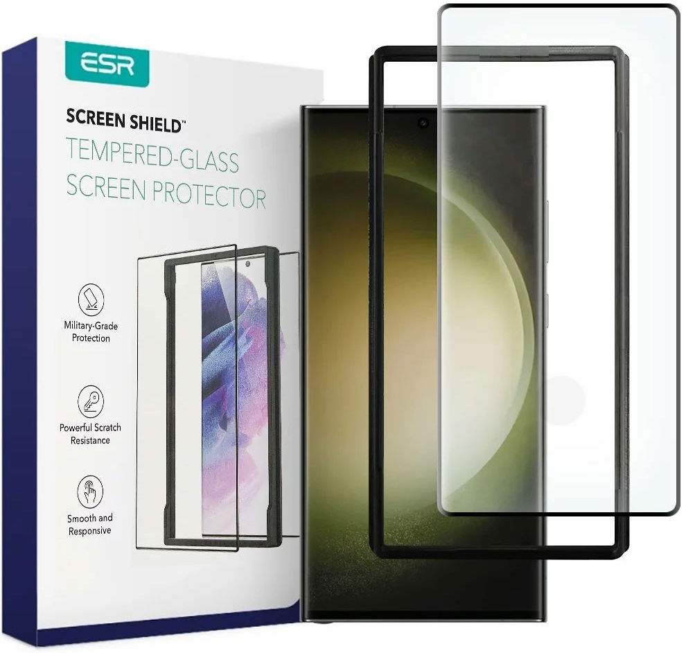 ESR Samsung S23 Ultra Screen Protector Tempered Glass met Montageframe afbeelding 1