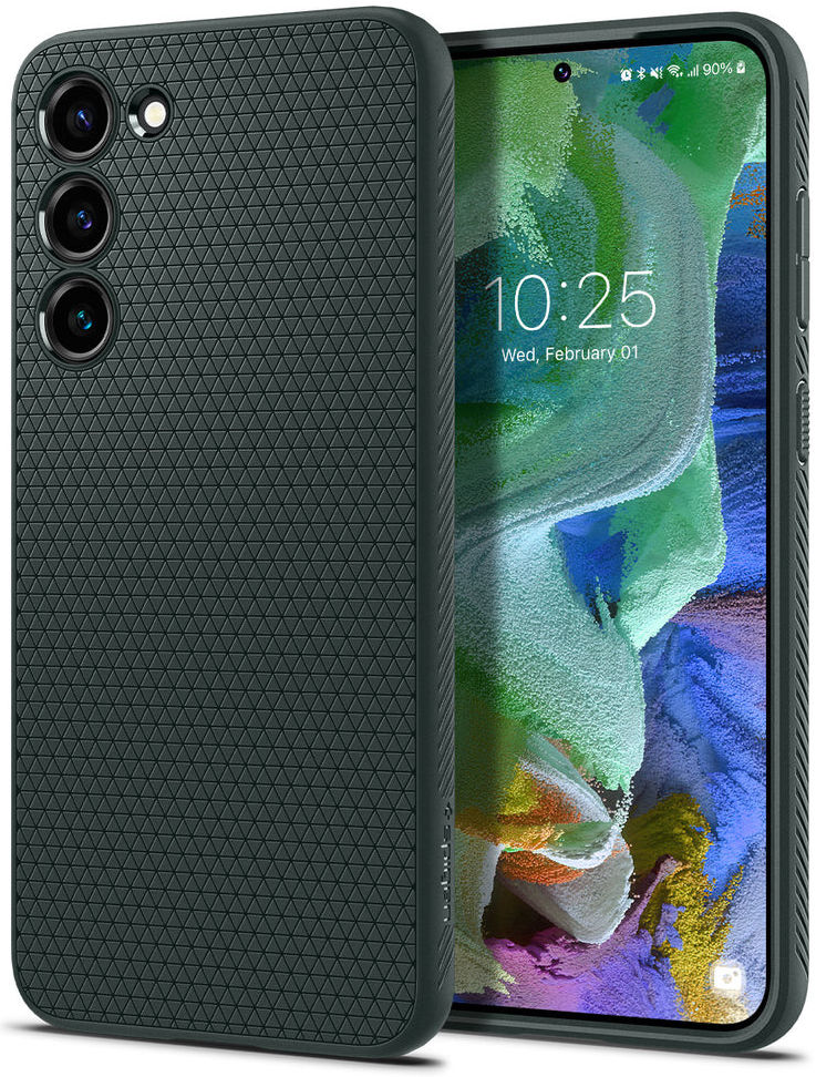 Spigen Liquid Air Samsung Galaxy S23 Plus Hoesje Back Cover Groen afbeelding 1