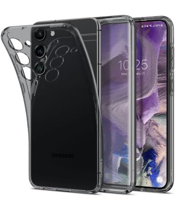 Spigen Liquid Crystal Samsung Galaxy S23 Hoesje Back Cover Zwart Hoesjes