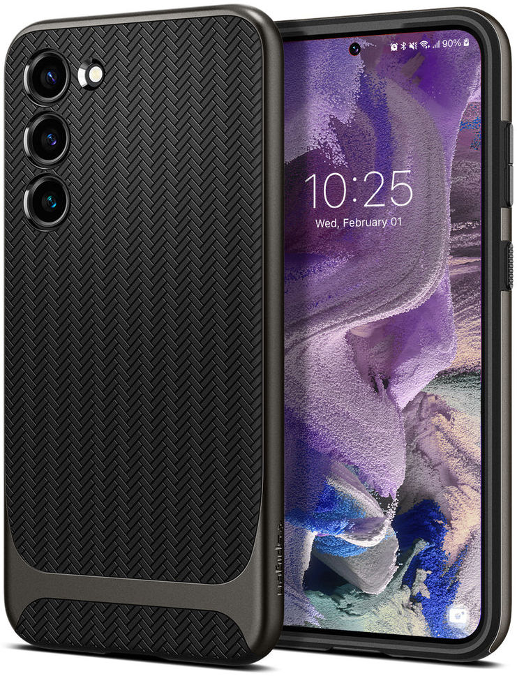 Spigen Neo Hybrid Samsung Galaxy S23 Hoesje Back Cover Gunmetal afbeelding 1