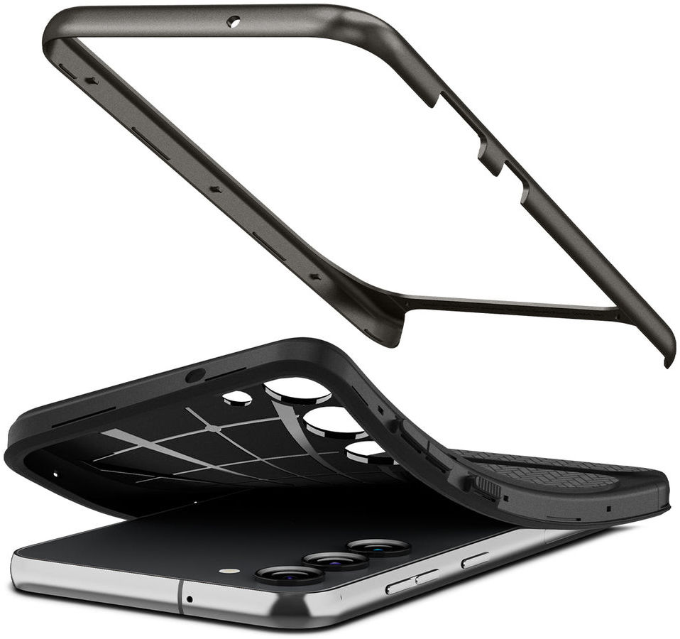 Spigen Neo Hybrid Samsung Galaxy S23 Hoesje Back Cover Gunmetal afbeelding 2