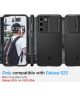 Spigen Optik Armor Samsung Galaxy S23 Hoesje Camera Slider Zwart