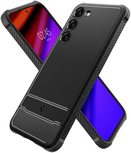 Spigen Rugged Armor Samsung Galaxy S23 Hoesje Back Cover Zwart afbeelding 2
