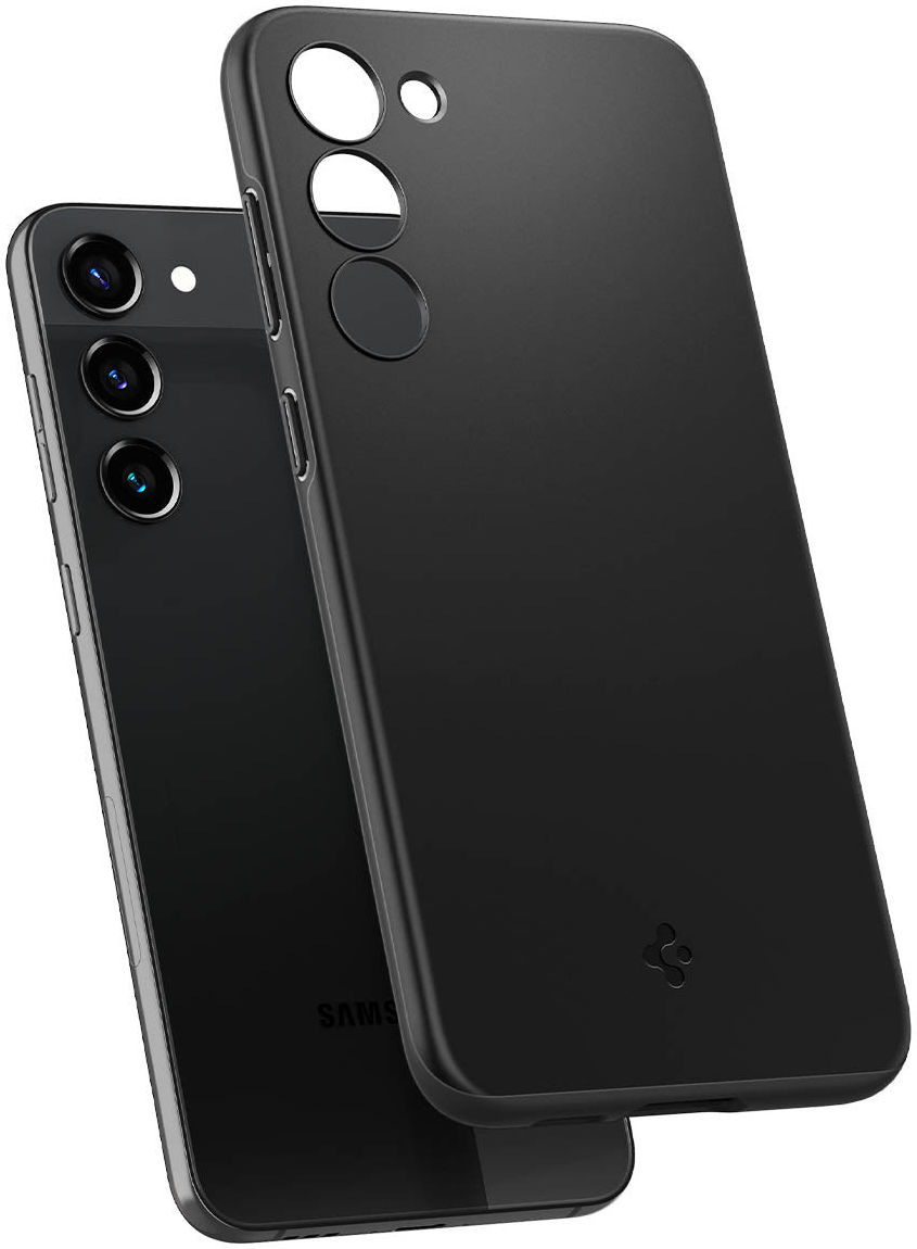 Spigen Thin Fit Samsung Galaxy S23 Hoesje Back Cover Zwart afbeelding 9