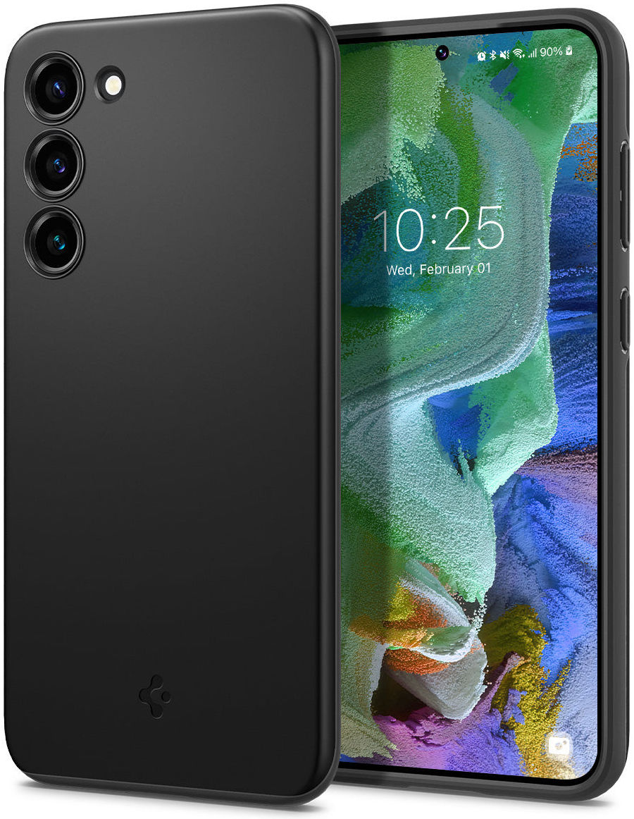 Spigen Thin Fit Samsung Galaxy S23 Plus Hoesje Back Cover Zwart afbeelding 1