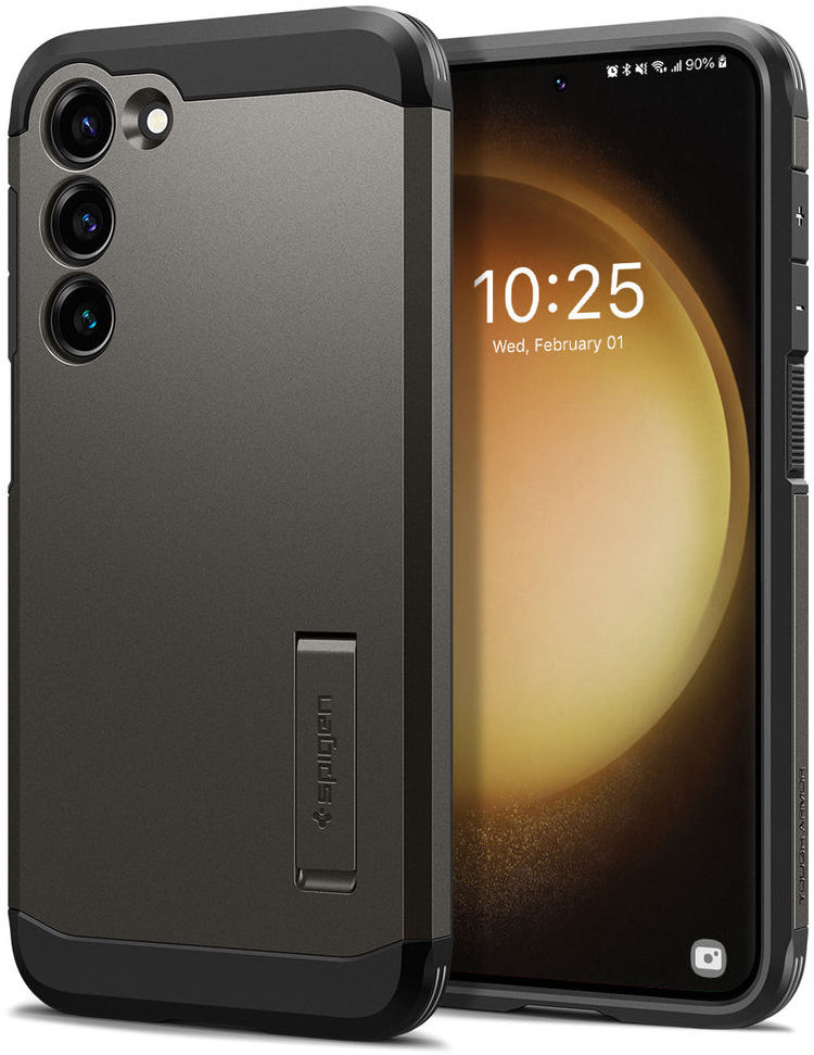 Spigen Tough Armor Samsung Galaxy S23 Hoesje Back Cover Gunmetal afbeelding 1