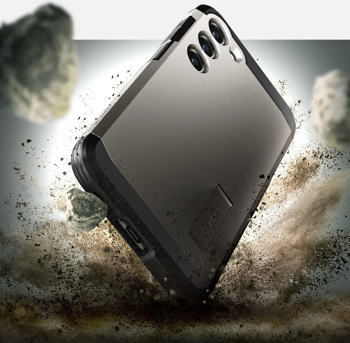 Spigen Tough Armor Samsung Galaxy S23 Hoesje Back Cover Gunmetal afbeelding 5