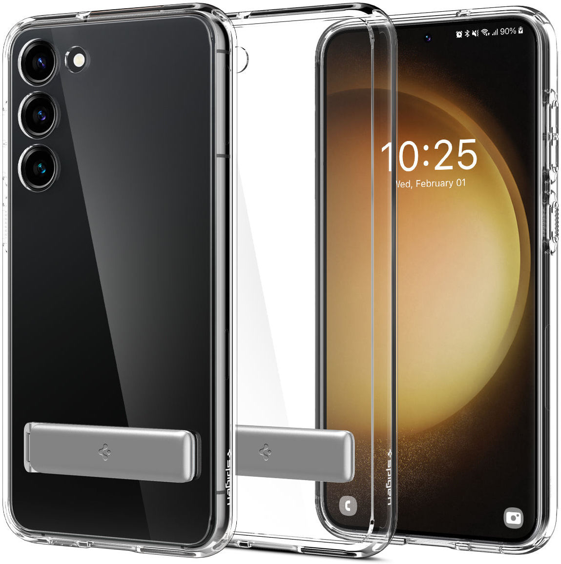 Spigen Ultra Hybrid S Samsung Galaxy S23 Hoesje Back Cover Transparant afbeelding 1