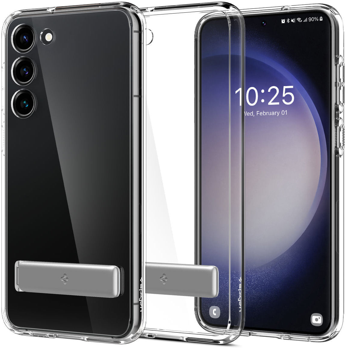 Spigen Ultra Hybrid S Samsung S23 Plus Hoesje Back Cover Transparant afbeelding 1