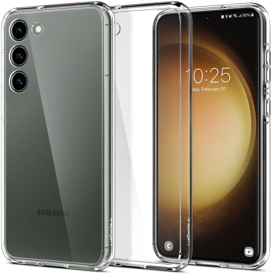 Spigen Ultra Hybrid Samsung Galaxy S23 Hoesje Back Cover Transparant afbeelding 1
