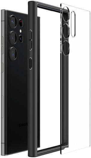 Spigen Ultra Hybrid Samsung S23 Ultra Hoesje Back Cover Zwart afbeelding 7