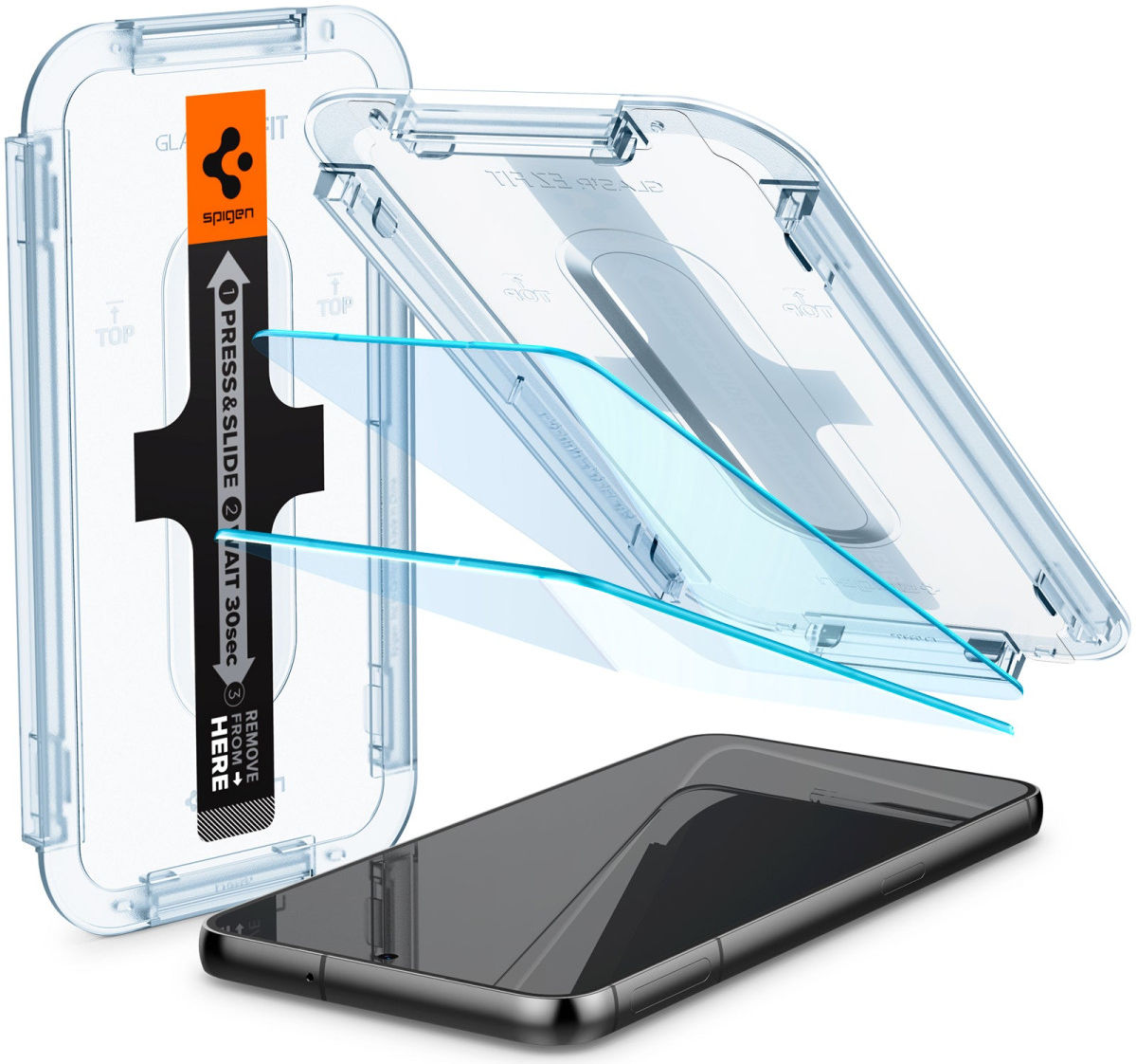 Spigen Glas.tR EZ Fit Samsung Galaxy S23 Screen Protector (2-Pack) afbeelding 1