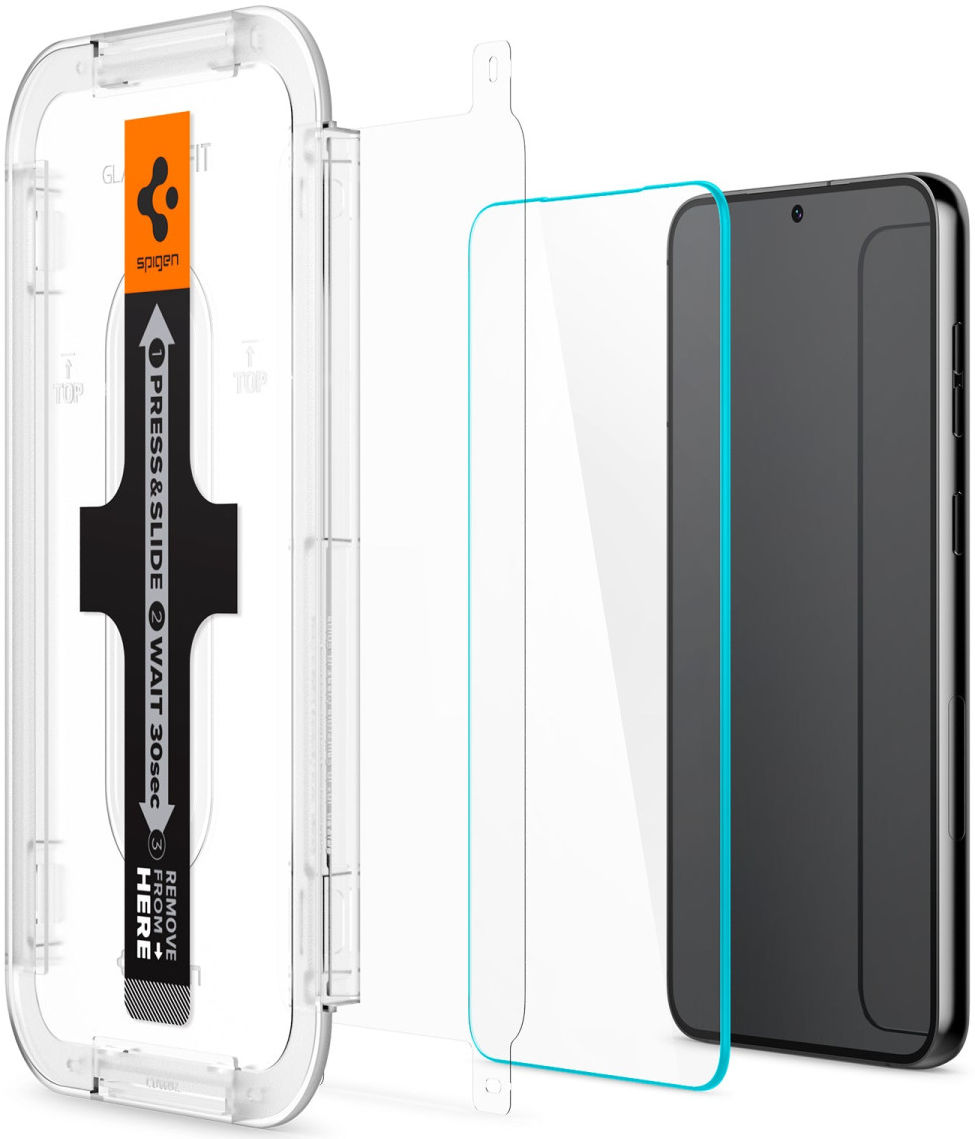 Spigen Glas.tR EZ Fit Samsung Galaxy S23 Screen Protector (2-Pack) afbeelding 2