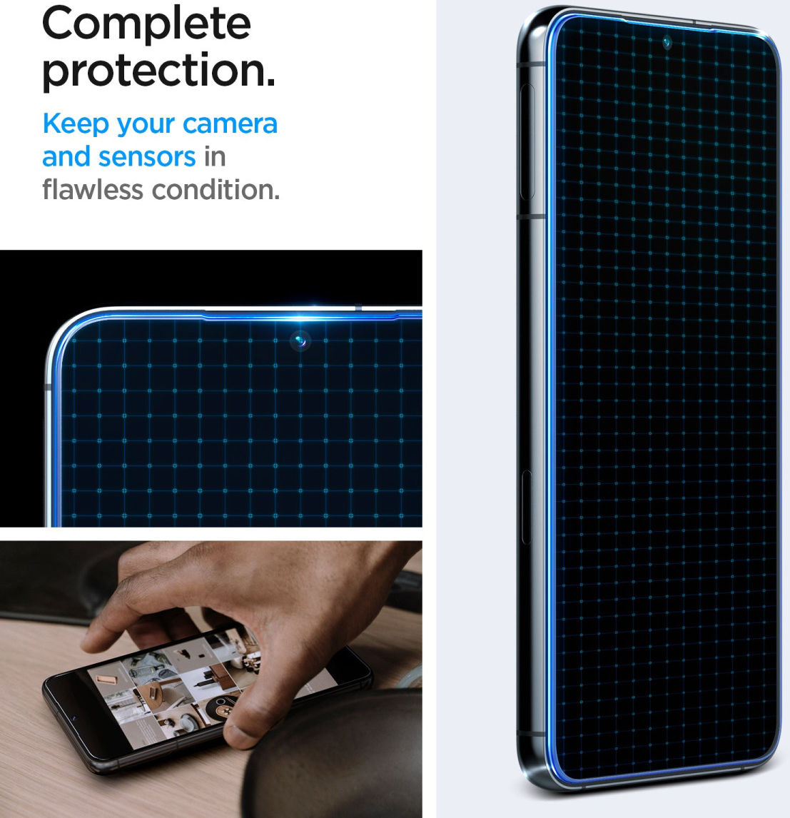 Spigen Glas.tR EZ Fit Samsung Galaxy S23 Screen Protector (2-Pack) afbeelding 5