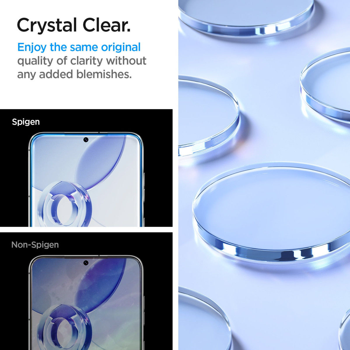 Spigen Glas.tR EZ Fit Samsung Galaxy S23 Screen Protector (2-Pack) afbeelding 6