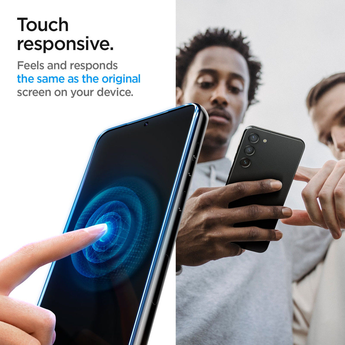 Spigen Glas.tR EZ Fit Samsung Galaxy S23 Screen Protector (2-Pack) afbeelding 7