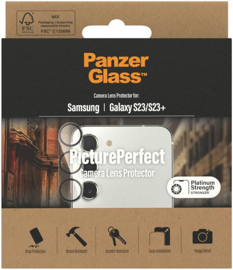 PanzerGlass PicturePerfect Samsung Galaxy S23 / S23+ Camera Protector afbeelding 3