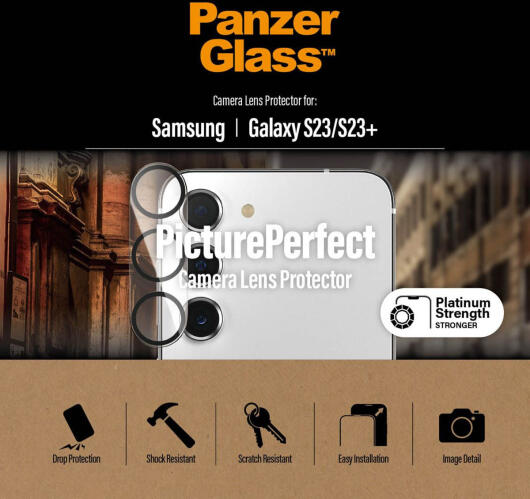 PanzerGlass PicturePerfect Samsung Galaxy S23 / S23+ Camera Protector afbeelding 4