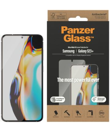 PanzerGlass Ultra-Wide Samsung Galaxy S23 Plus Screen Protector Screen Protectors