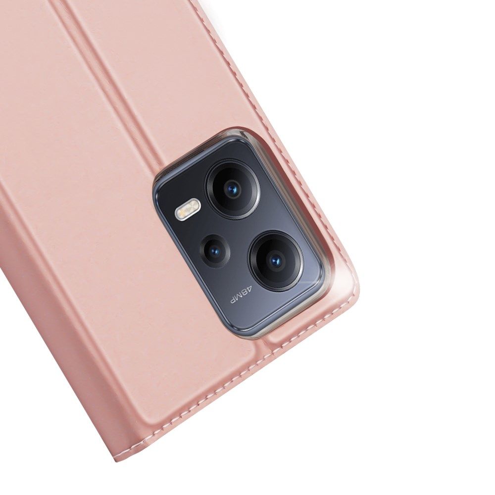 Dux Ducis Skin Pro Xiaomi Redmi Note 12 5G/Poco X5 Hoesje Wallet Roze afbeelding 7