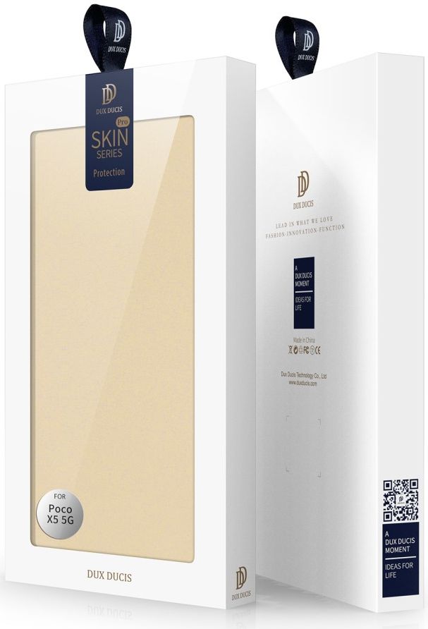 Dux Ducis Skin Pro Xiaomi Redmi Note 12 5G/Poco X5 Hoesje Wallet Goud afbeelding 11