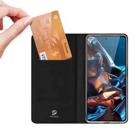 Dux Ducis Skin Pro Xiaomi Redmi Note 12 Pro / Poco X5 Pro Hoesje Zwart afbeelding 2