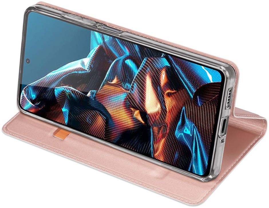 Dux Ducis Skin Pro Xiaomi Redmi Note 12 Pro / Poco X5 Pro Hoesje Roze afbeelding 6