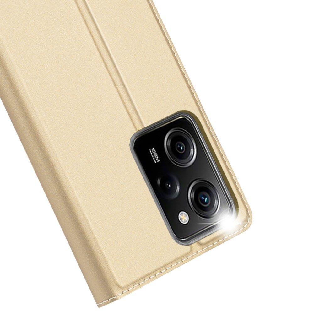 Dux Ducis Skin Pro Xiaomi Redmi Note 12 Pro / Poco X5 Pro Hoesje Goud afbeelding 7