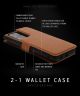 Minim 2-in-1 Samsung Galaxy S23 Hoesje Book Case en Back Cover Zwart