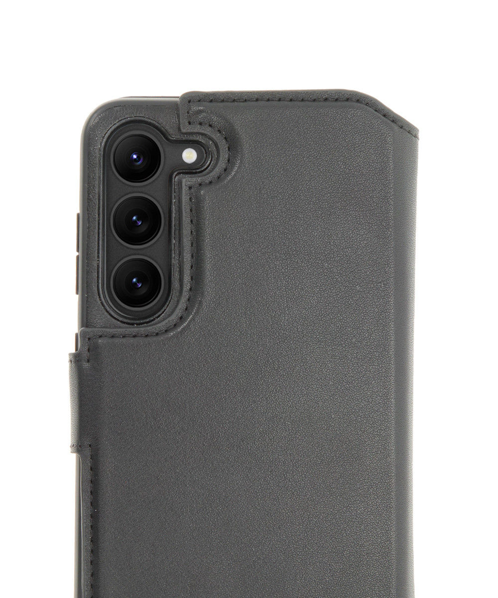 Minim 2-in-1 Samsung Galaxy S23 Hoesje Book Case en Back Cover Zwart afbeelding 2