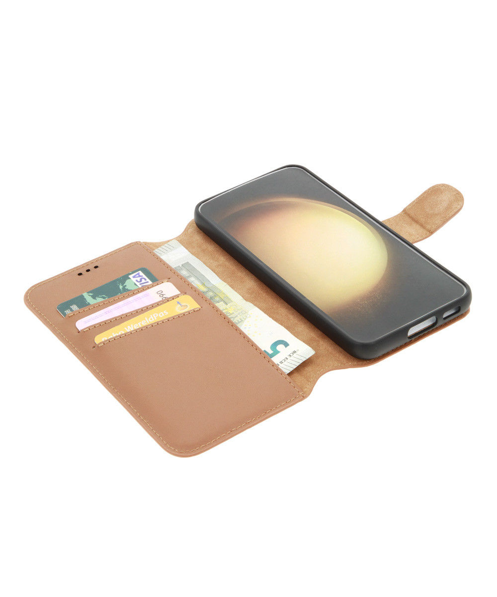 Minim 2-in-1 Samsung Galaxy S23 Hoesje Book Case en Back Cover Bruin afbeelding 8