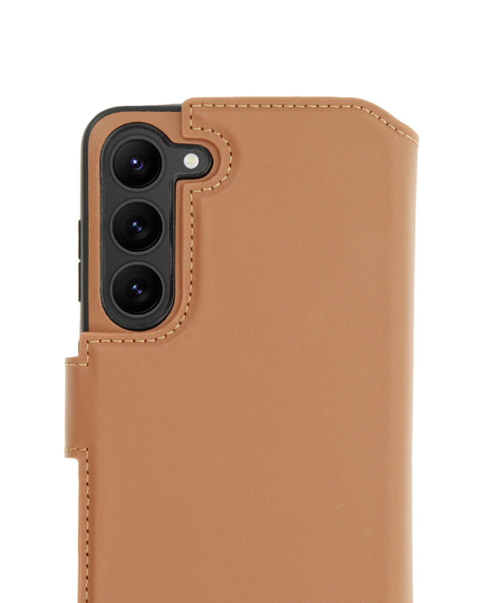 Minim 2-in-1 Samsung Galaxy S23 Hoesje Book Case en Back Cover Bruin afbeelding 2