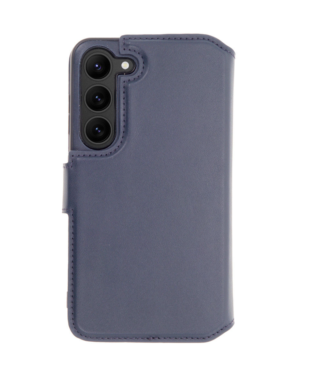 Minim 2-in-1 Samsung Galaxy S23 Hoesje Book Case en Back Cover Blauw afbeelding 7