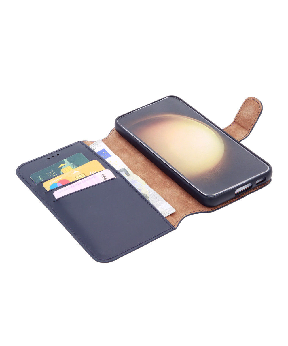 Minim 2-in-1 Samsung Galaxy S23 Hoesje Book Case en Back Cover Blauw afbeelding 8