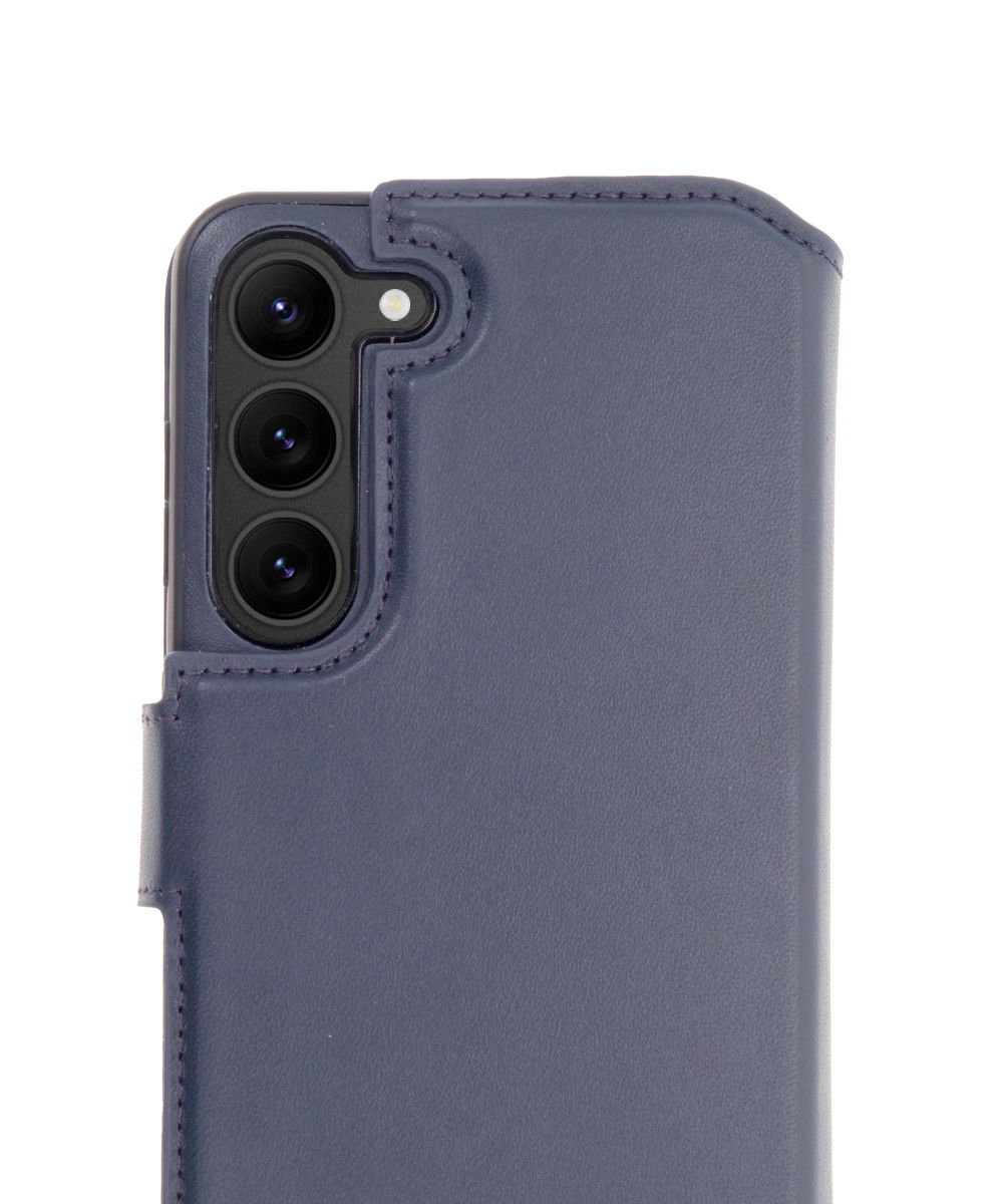 Minim 2-in-1 Samsung Galaxy S23 Hoesje Book Case en Back Cover Blauw afbeelding 2