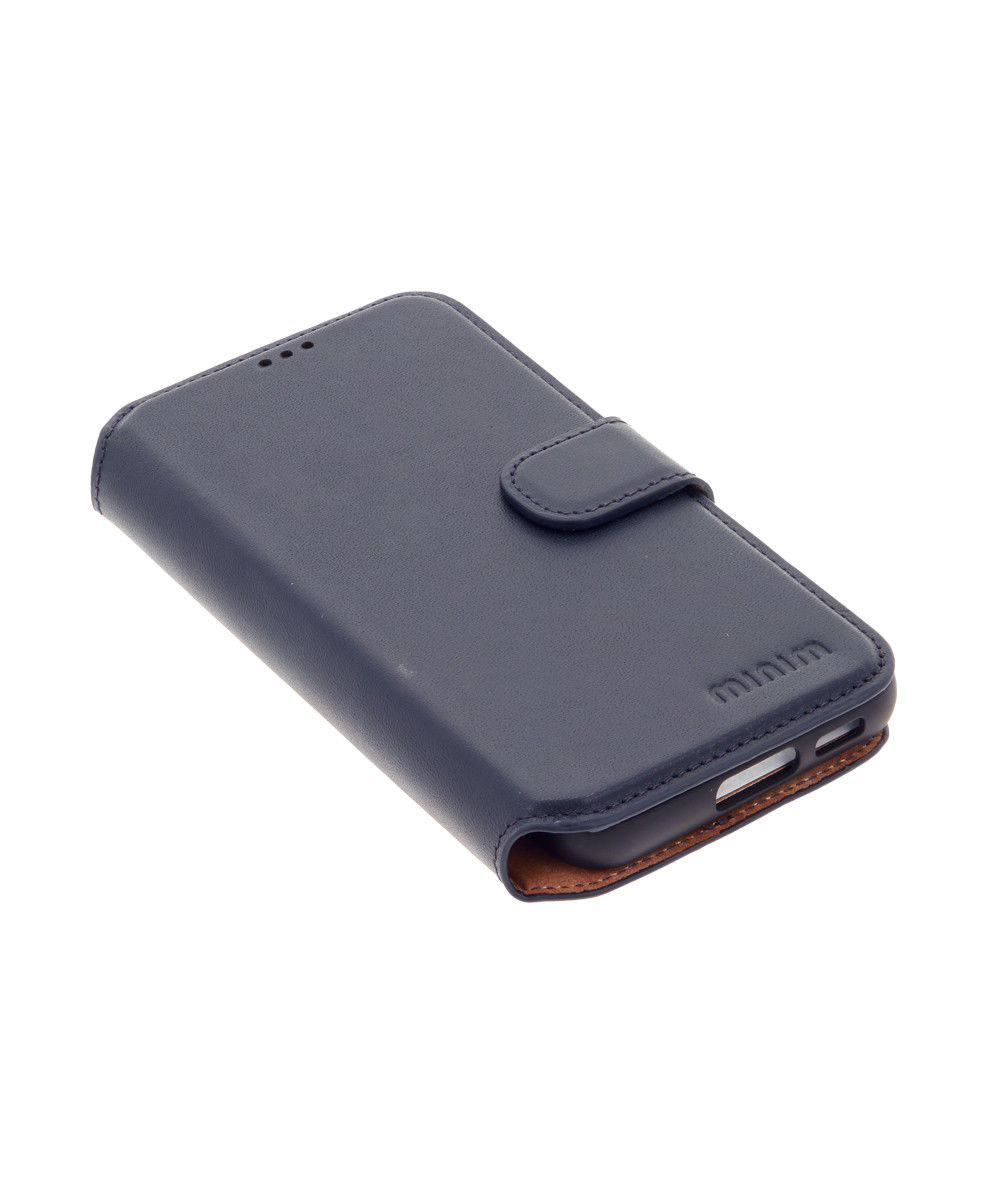 Minim 2-in-1 Samsung Galaxy A54 Hoesje Book Case en Back Cover Blauw afbeelding 9