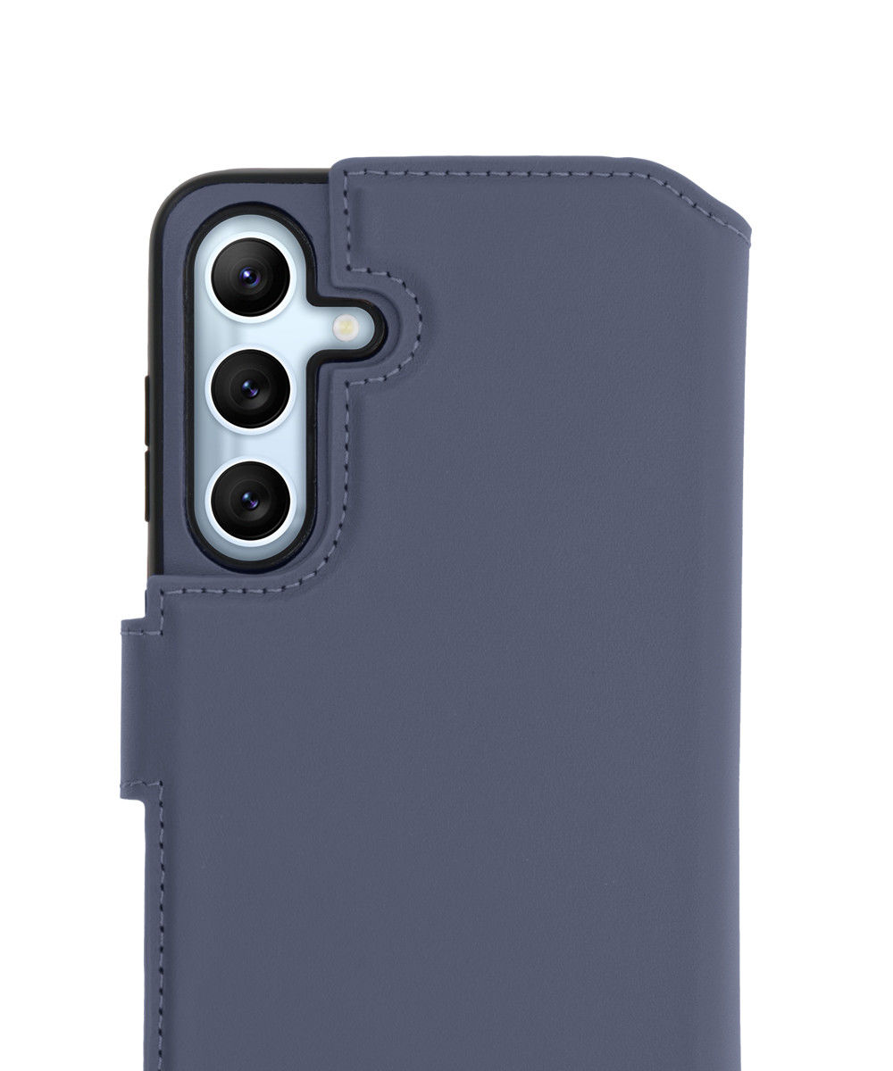 Minim 2-in-1 Samsung Galaxy A54 Hoesje Book Case en Back Cover Blauw afbeelding 2