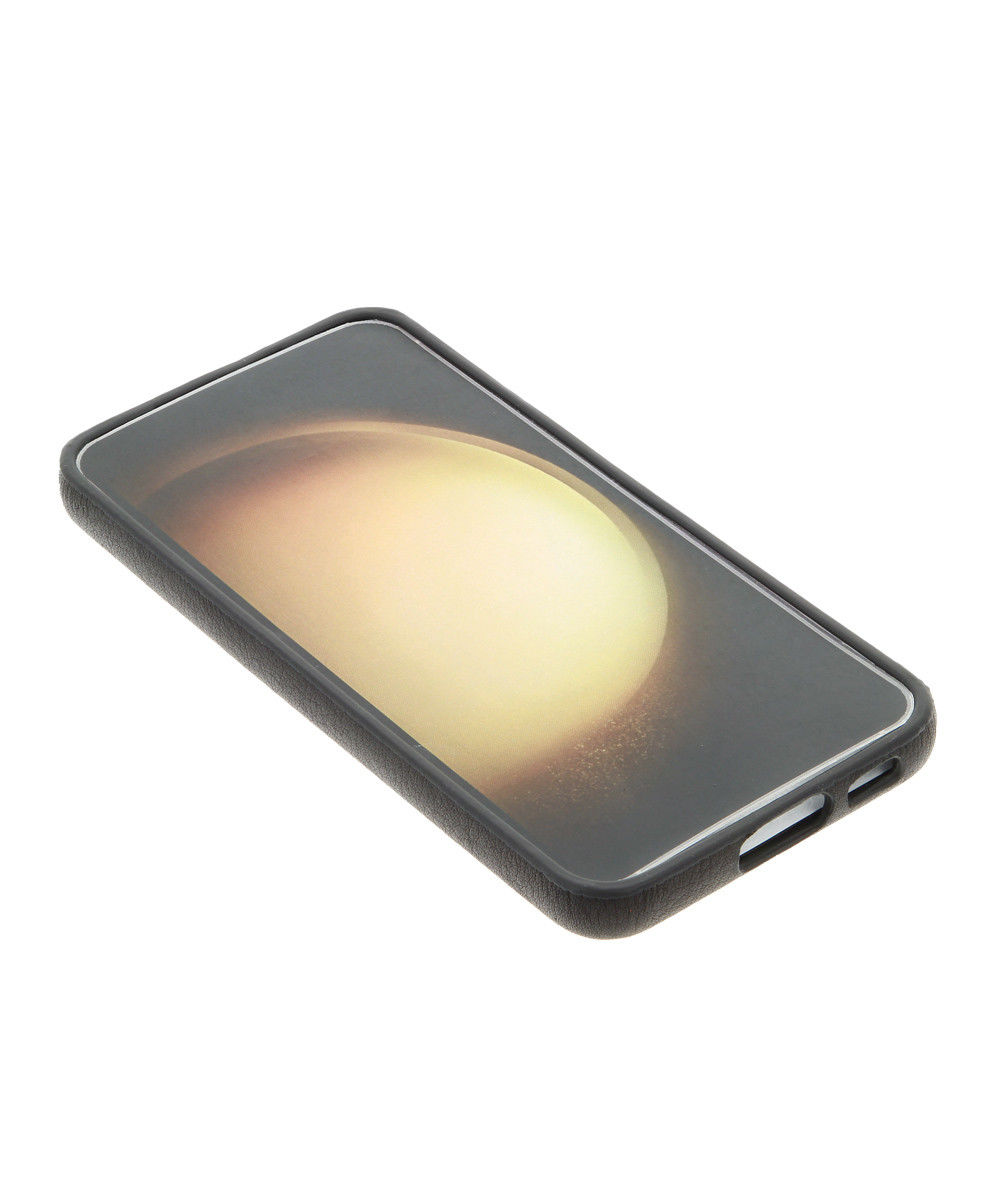 Minim Samsung Galaxy S23 Hoesje Back Cover Echt Leer Zwart afbeelding 7