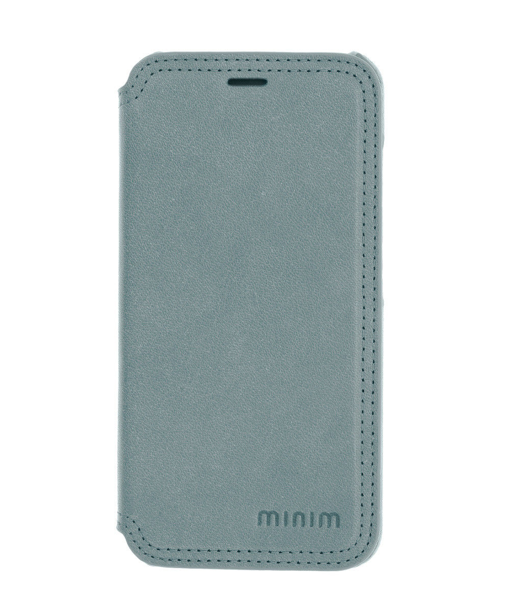 Minim Samsung Galaxy S23 Hoesje Wallet Book Case Echt Leer Blauw afbeelding 6